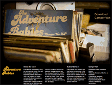 Tablet Screenshot of adventurebabies.com